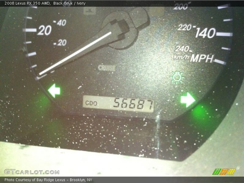 Black Onyx / Ivory 2008 Lexus RX 350 AWD