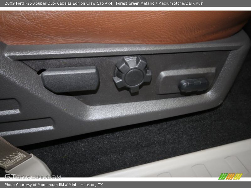 Forest Green Metallic / Medium Stone/Dark Rust 2009 Ford F250 Super Duty Cabelas Edition Crew Cab 4x4