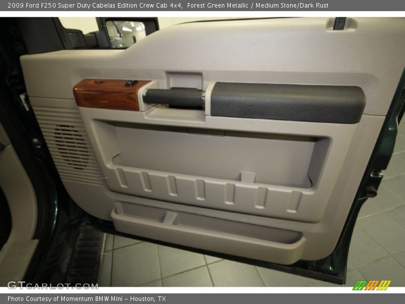 Forest Green Metallic / Medium Stone/Dark Rust 2009 Ford F250 Super Duty Cabelas Edition Crew Cab 4x4