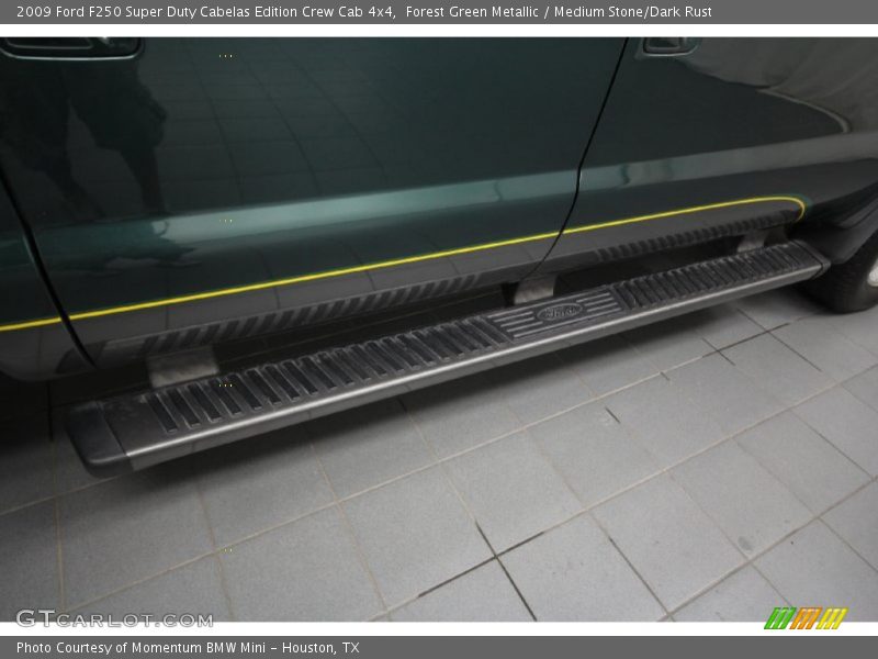 Forest Green Metallic / Medium Stone/Dark Rust 2009 Ford F250 Super Duty Cabelas Edition Crew Cab 4x4