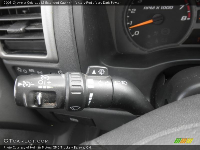 Victory Red / Very Dark Pewter 2005 Chevrolet Colorado LS Extended Cab 4x4