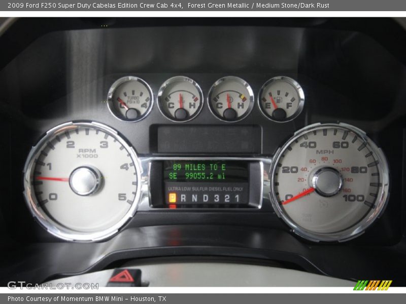  2009 F250 Super Duty Cabelas Edition Crew Cab 4x4 Cabelas Edition Crew Cab 4x4 Gauges
