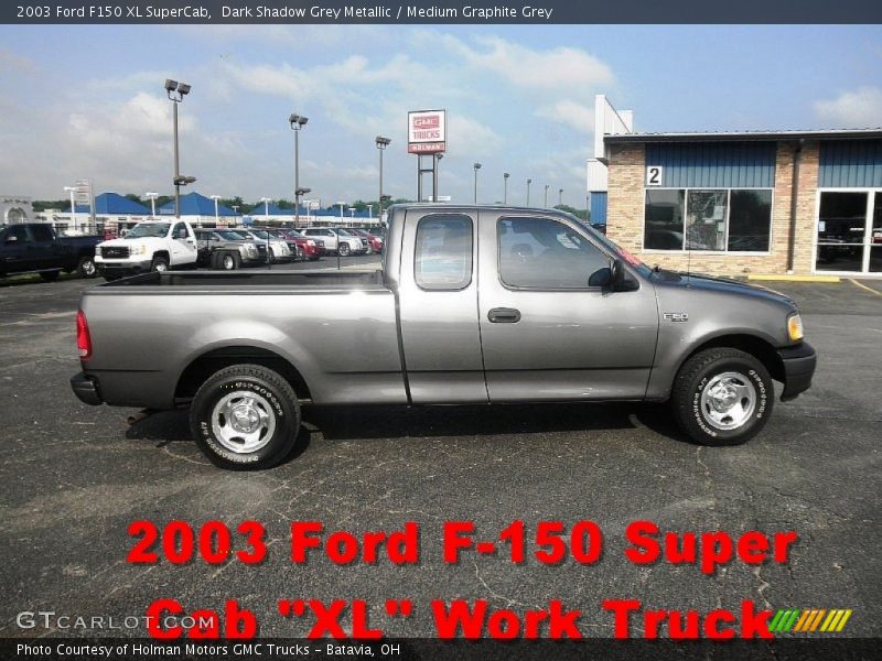 Dark Shadow Grey Metallic / Medium Graphite Grey 2003 Ford F150 XL SuperCab