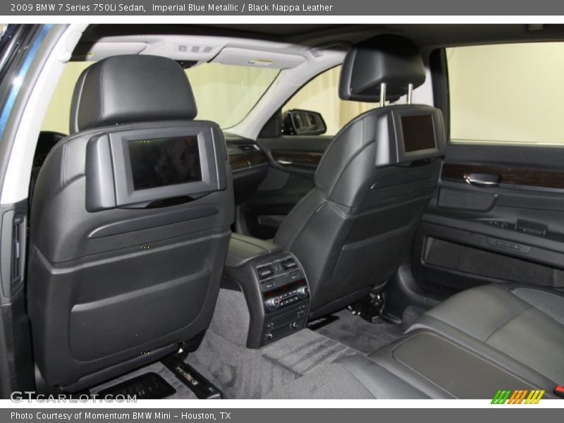 Imperial Blue Metallic / Black Nappa Leather 2009 BMW 7 Series 750Li Sedan
