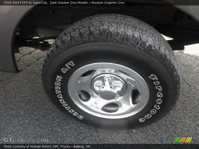 Dark Shadow Grey Metallic / Medium Graphite Grey 2003 Ford F150 XL SuperCab