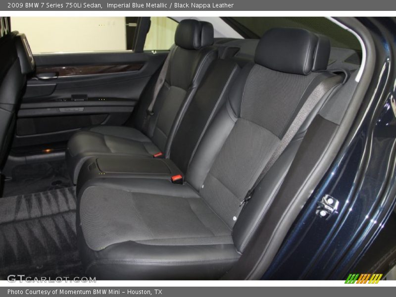 Imperial Blue Metallic / Black Nappa Leather 2009 BMW 7 Series 750Li Sedan