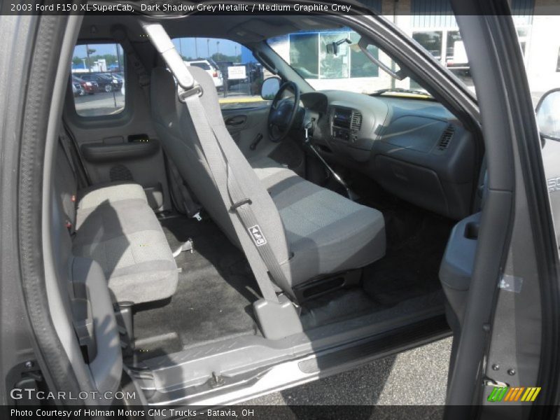 Dark Shadow Grey Metallic / Medium Graphite Grey 2003 Ford F150 XL SuperCab