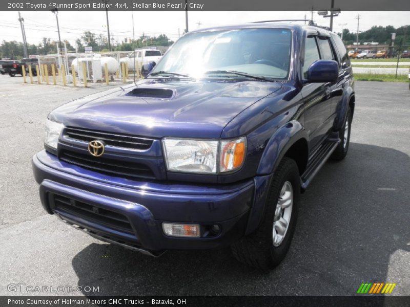 Stellar Blue Pearl / Gray 2002 Toyota 4Runner Sport Edition 4x4
