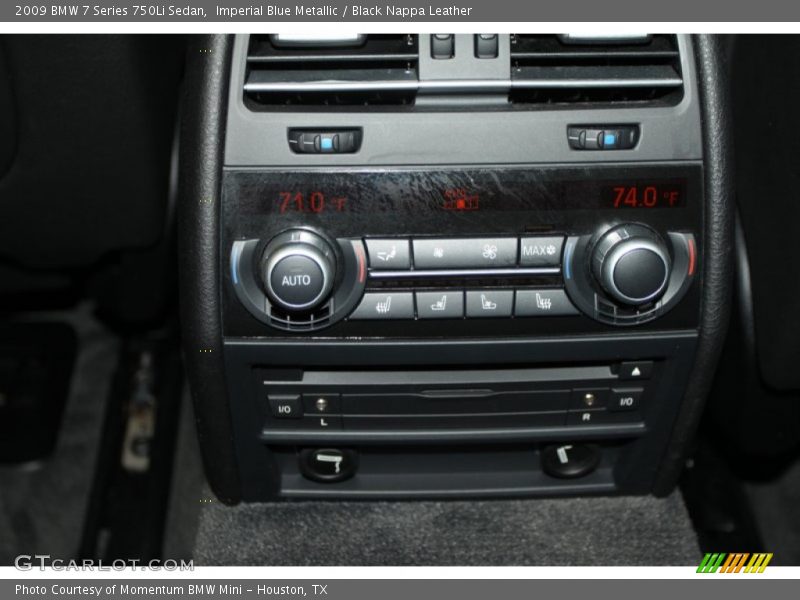 Imperial Blue Metallic / Black Nappa Leather 2009 BMW 7 Series 750Li Sedan