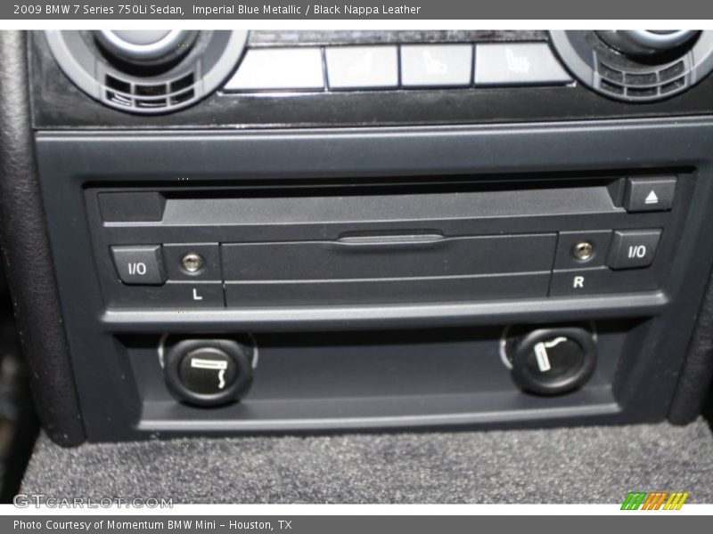 Imperial Blue Metallic / Black Nappa Leather 2009 BMW 7 Series 750Li Sedan