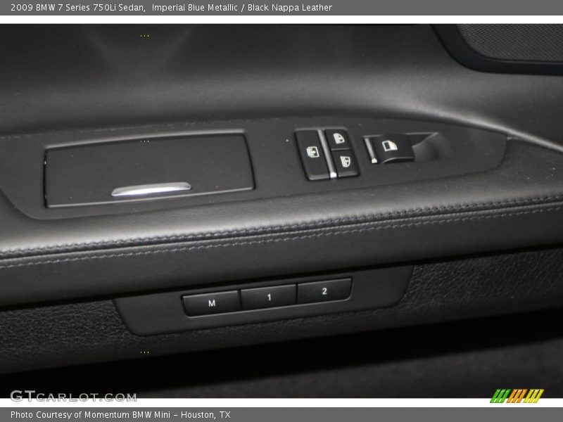 Imperial Blue Metallic / Black Nappa Leather 2009 BMW 7 Series 750Li Sedan