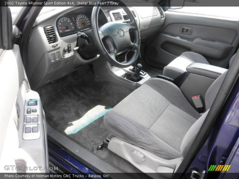 Stellar Blue Pearl / Gray 2002 Toyota 4Runner Sport Edition 4x4