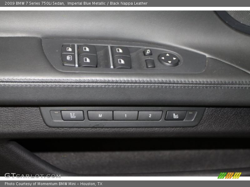 Imperial Blue Metallic / Black Nappa Leather 2009 BMW 7 Series 750Li Sedan