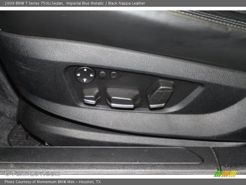Imperial Blue Metallic / Black Nappa Leather 2009 BMW 7 Series 750Li Sedan