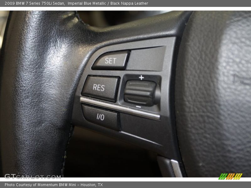 Imperial Blue Metallic / Black Nappa Leather 2009 BMW 7 Series 750Li Sedan
