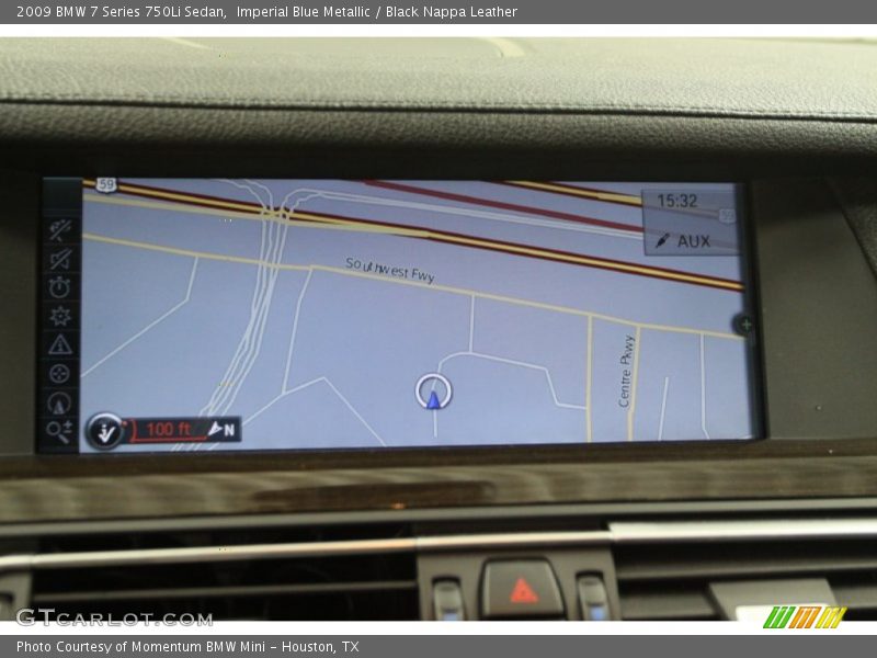 Imperial Blue Metallic / Black Nappa Leather 2009 BMW 7 Series 750Li Sedan