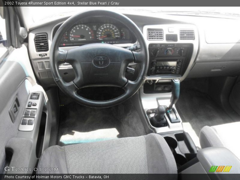 Stellar Blue Pearl / Gray 2002 Toyota 4Runner Sport Edition 4x4