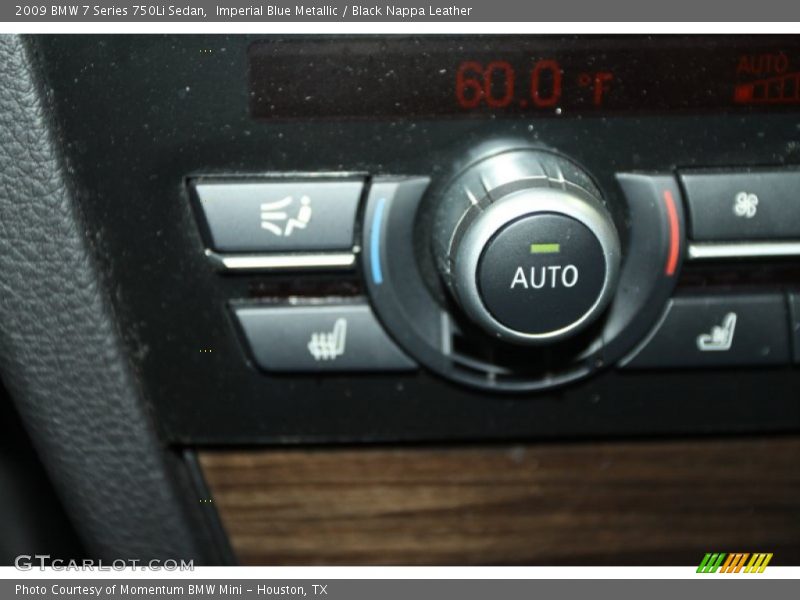 Imperial Blue Metallic / Black Nappa Leather 2009 BMW 7 Series 750Li Sedan
