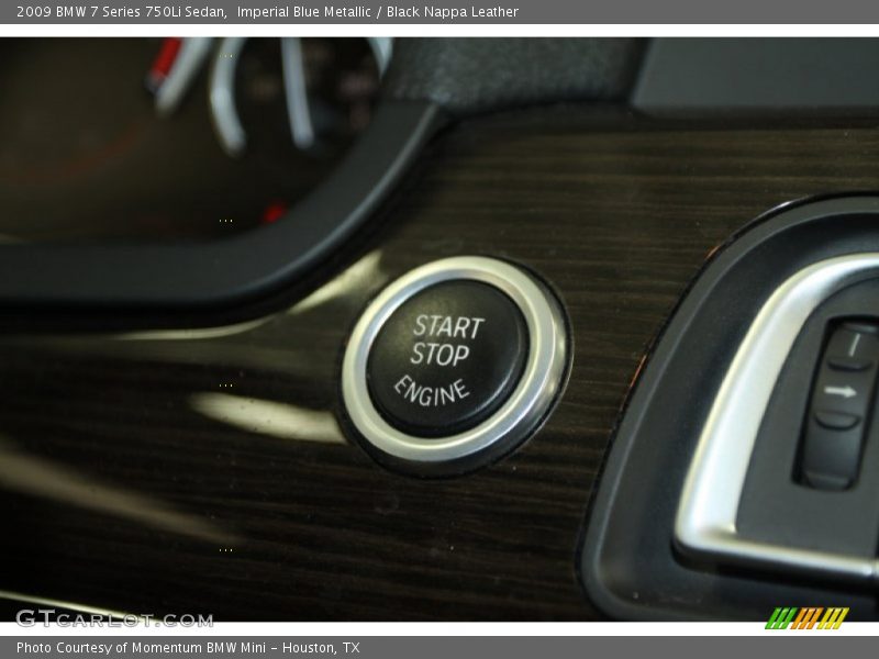 Imperial Blue Metallic / Black Nappa Leather 2009 BMW 7 Series 750Li Sedan