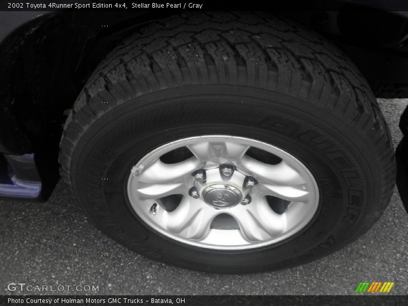 Stellar Blue Pearl / Gray 2002 Toyota 4Runner Sport Edition 4x4