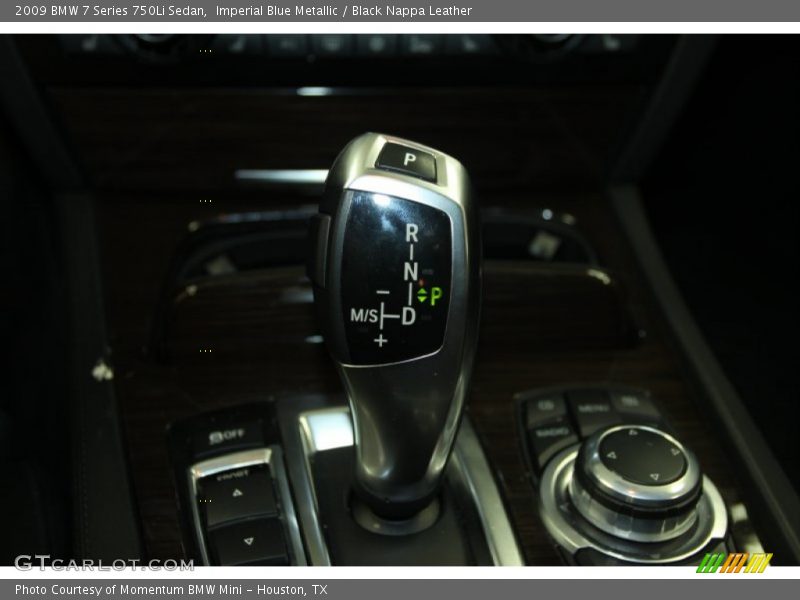 Imperial Blue Metallic / Black Nappa Leather 2009 BMW 7 Series 750Li Sedan