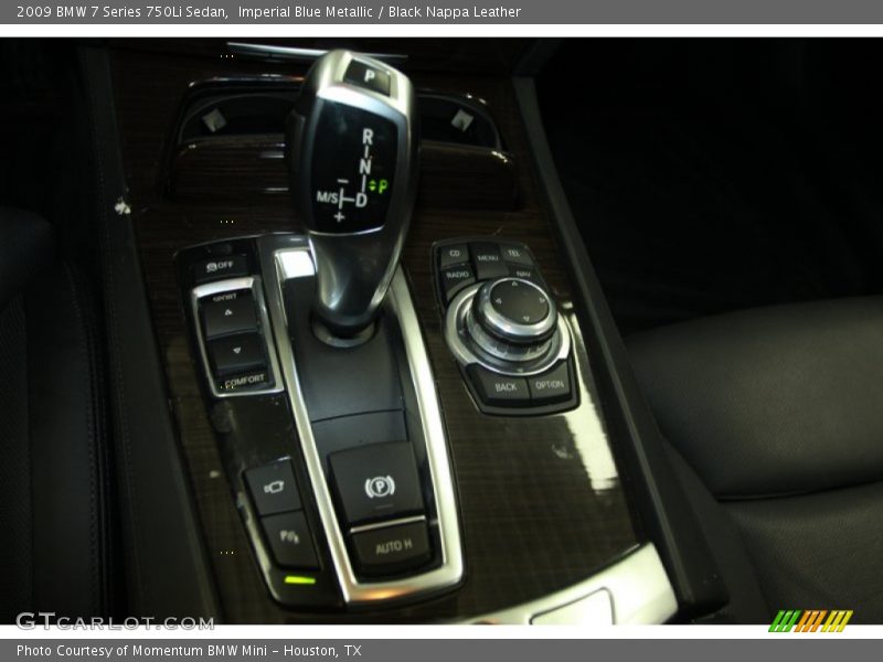 Imperial Blue Metallic / Black Nappa Leather 2009 BMW 7 Series 750Li Sedan