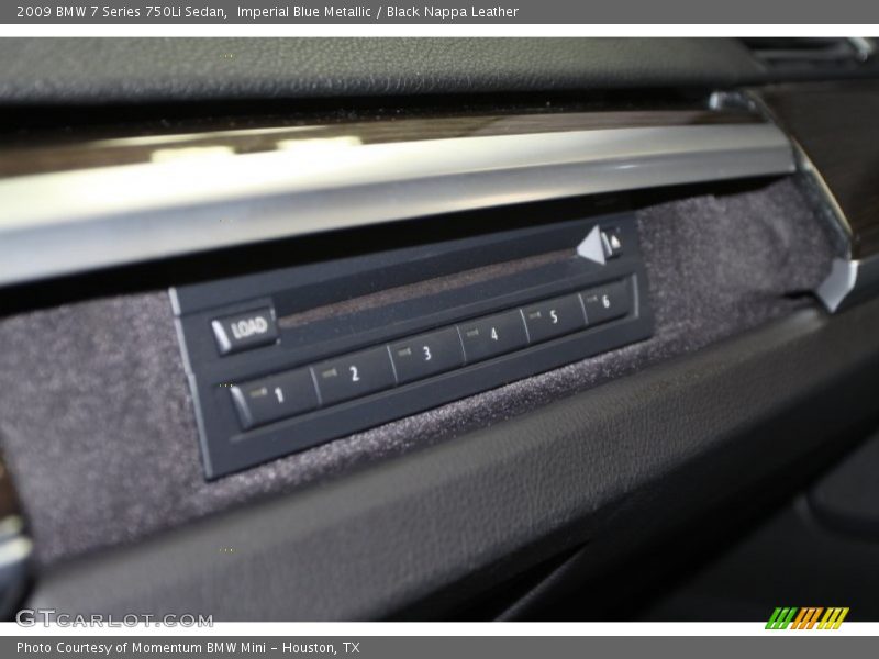 Imperial Blue Metallic / Black Nappa Leather 2009 BMW 7 Series 750Li Sedan