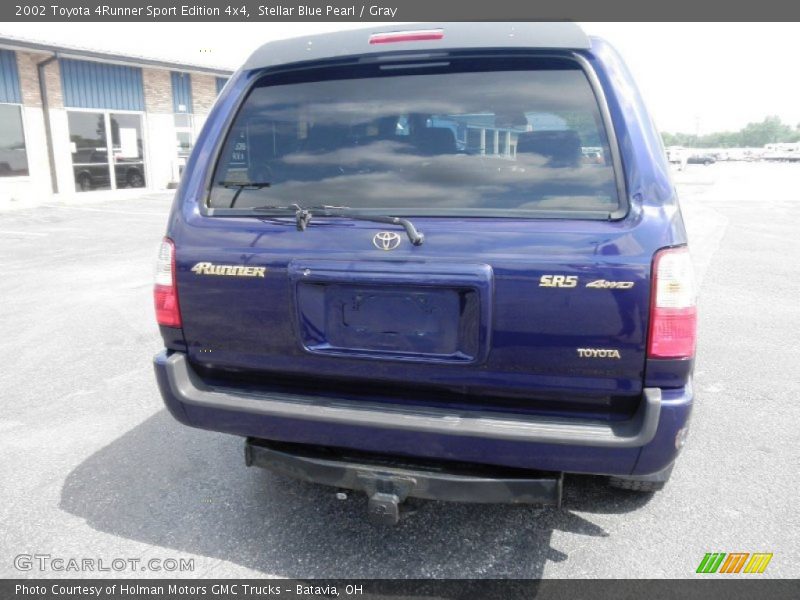 Stellar Blue Pearl / Gray 2002 Toyota 4Runner Sport Edition 4x4