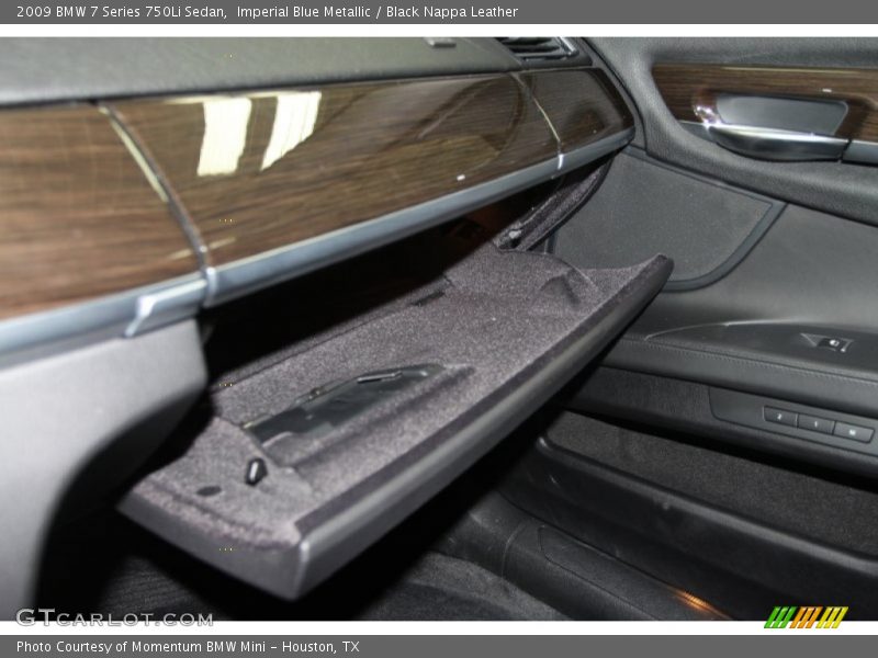 Imperial Blue Metallic / Black Nappa Leather 2009 BMW 7 Series 750Li Sedan