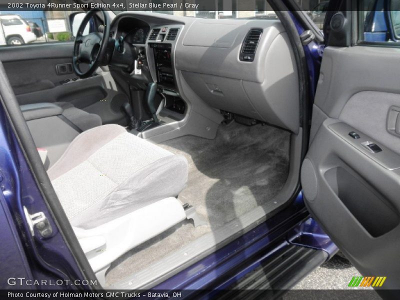 Stellar Blue Pearl / Gray 2002 Toyota 4Runner Sport Edition 4x4