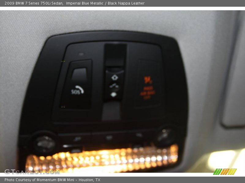 Imperial Blue Metallic / Black Nappa Leather 2009 BMW 7 Series 750Li Sedan