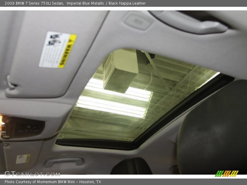 Imperial Blue Metallic / Black Nappa Leather 2009 BMW 7 Series 750Li Sedan