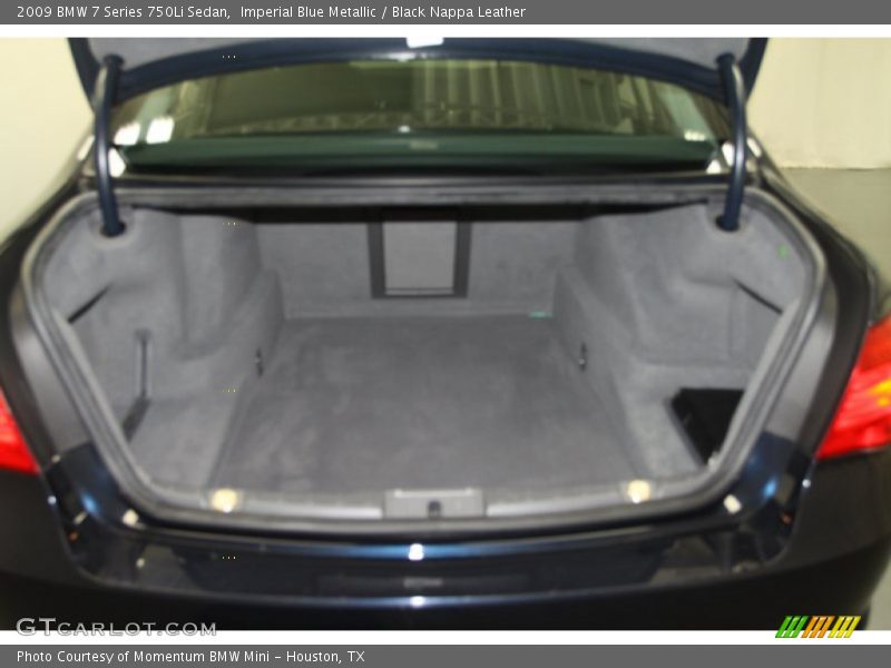Imperial Blue Metallic / Black Nappa Leather 2009 BMW 7 Series 750Li Sedan