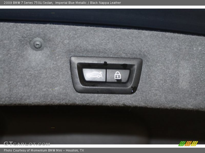 Imperial Blue Metallic / Black Nappa Leather 2009 BMW 7 Series 750Li Sedan