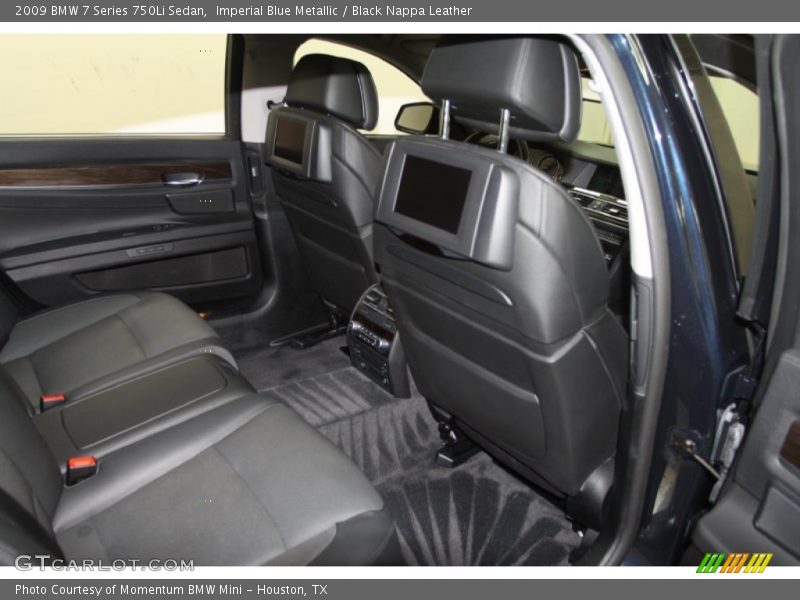 Imperial Blue Metallic / Black Nappa Leather 2009 BMW 7 Series 750Li Sedan