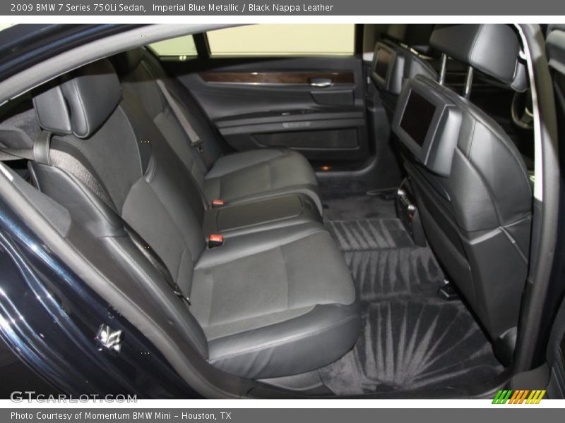Imperial Blue Metallic / Black Nappa Leather 2009 BMW 7 Series 750Li Sedan