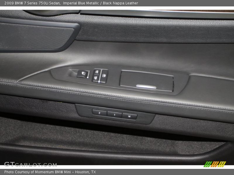 Imperial Blue Metallic / Black Nappa Leather 2009 BMW 7 Series 750Li Sedan