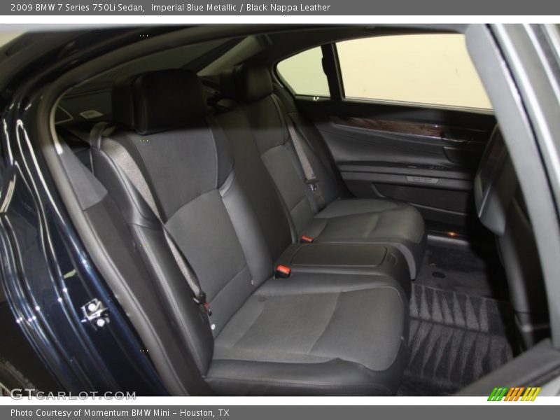 Imperial Blue Metallic / Black Nappa Leather 2009 BMW 7 Series 750Li Sedan