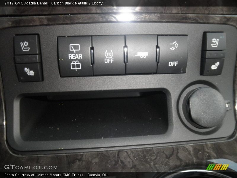 Carbon Black Metallic / Ebony 2012 GMC Acadia Denali