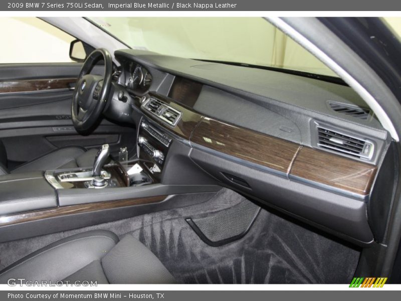 Imperial Blue Metallic / Black Nappa Leather 2009 BMW 7 Series 750Li Sedan