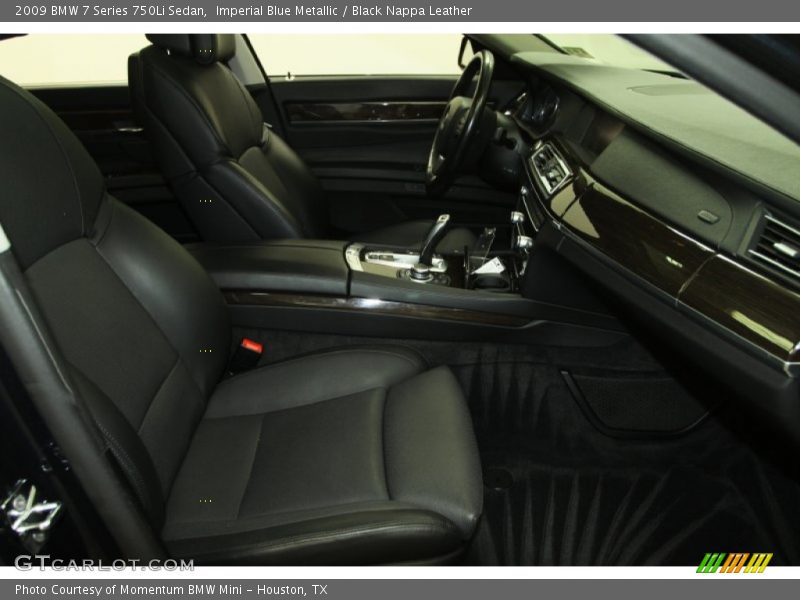 Imperial Blue Metallic / Black Nappa Leather 2009 BMW 7 Series 750Li Sedan
