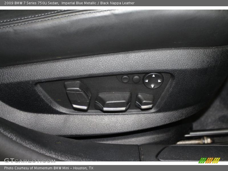 Imperial Blue Metallic / Black Nappa Leather 2009 BMW 7 Series 750Li Sedan