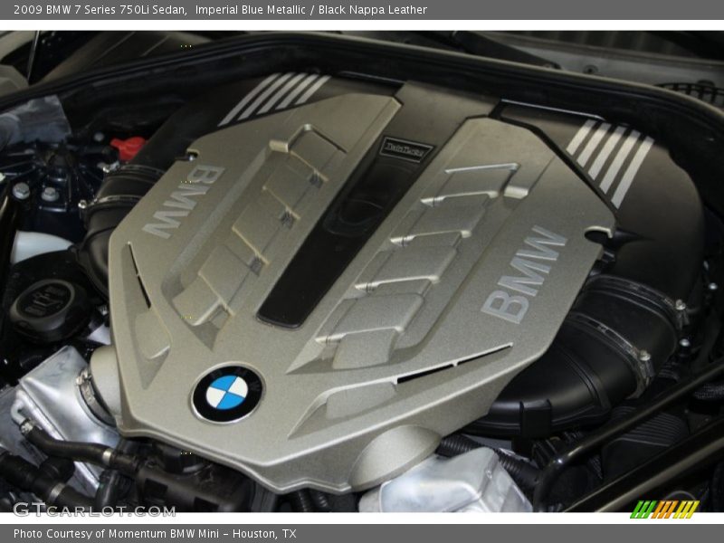 Imperial Blue Metallic / Black Nappa Leather 2009 BMW 7 Series 750Li Sedan