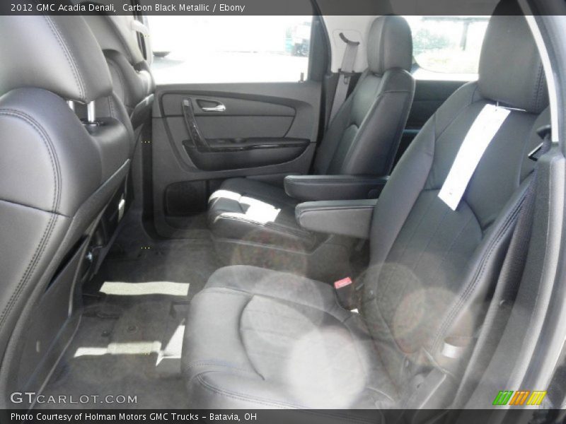 Carbon Black Metallic / Ebony 2012 GMC Acadia Denali