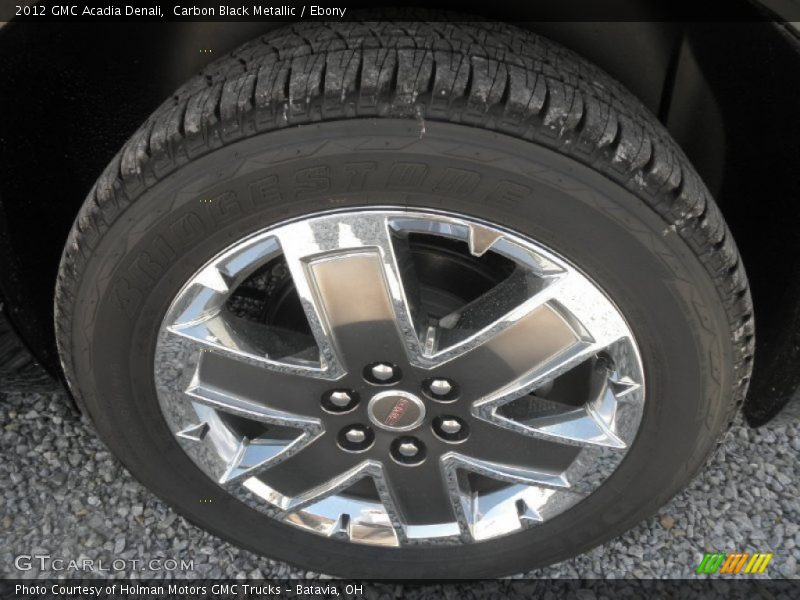 Carbon Black Metallic / Ebony 2012 GMC Acadia Denali