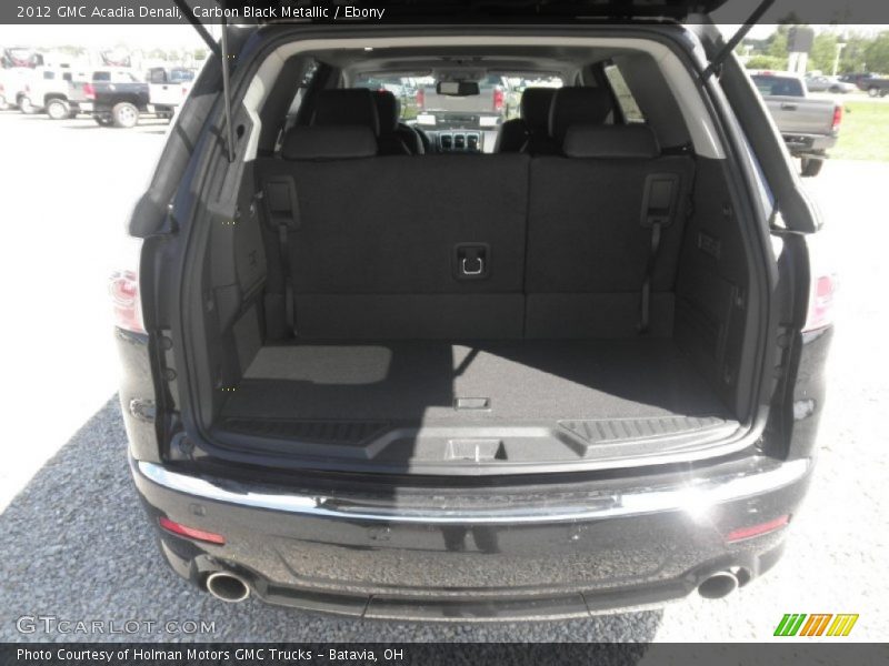 Carbon Black Metallic / Ebony 2012 GMC Acadia Denali
