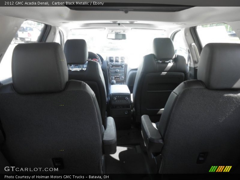 Carbon Black Metallic / Ebony 2012 GMC Acadia Denali