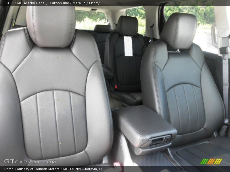 Carbon Black Metallic / Ebony 2012 GMC Acadia Denali