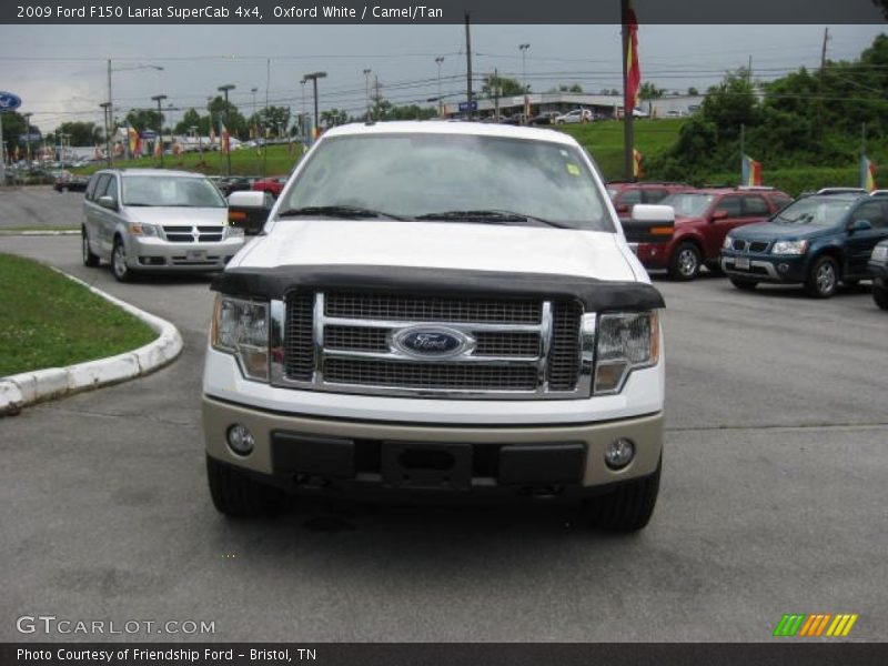 Oxford White / Camel/Tan 2009 Ford F150 Lariat SuperCab 4x4