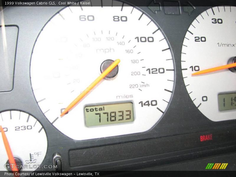 Cool White / Keisel 1999 Volkswagen Cabrio GLS